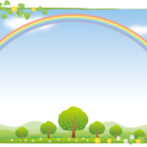 メッセージカード虹の橋１