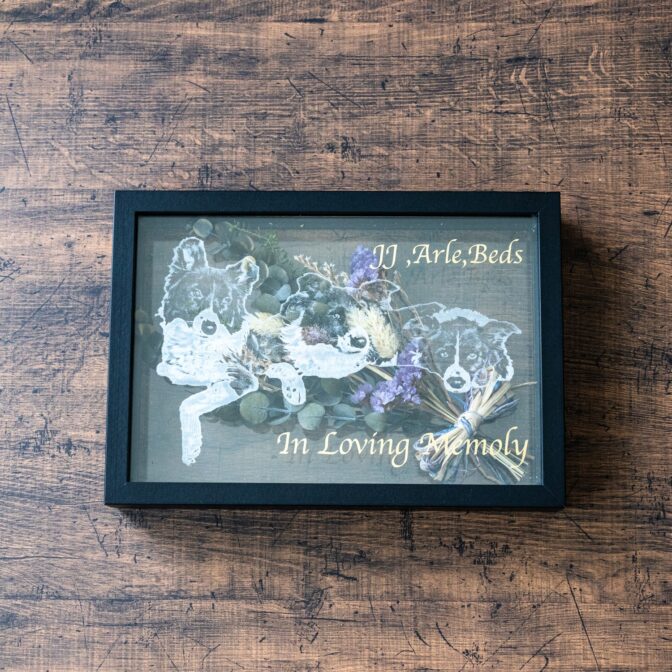 フラワーウッドフレームレクタングル