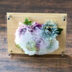 フラワーベースアクリルフォトプレート