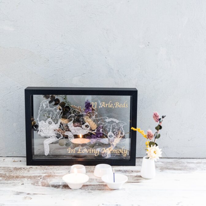 フラワーウッドフレームレクタングル