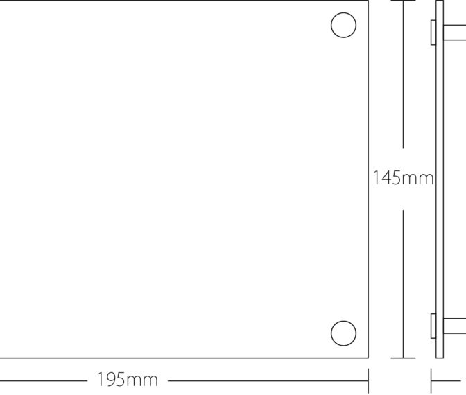ウッドベースアクリルフォトプレート