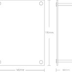 ウッドベースアクリルフォトプレート