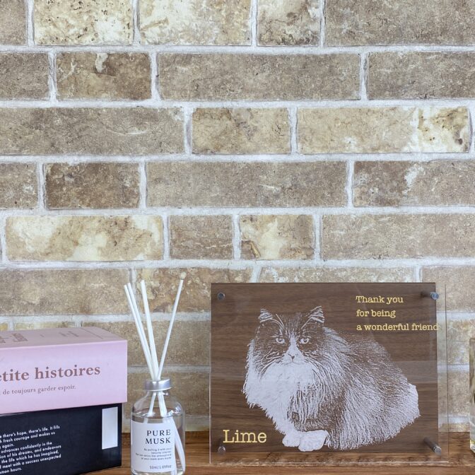 ウッドベースアクリルフォトプレート