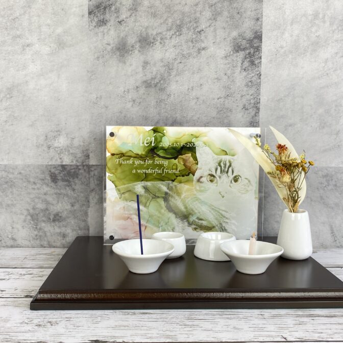 グラデーションアートアクリルフォトプレート