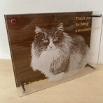 ウッドベースアクリルフォトプレート