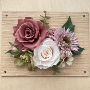 フラワーベースアクリルフォトプレート